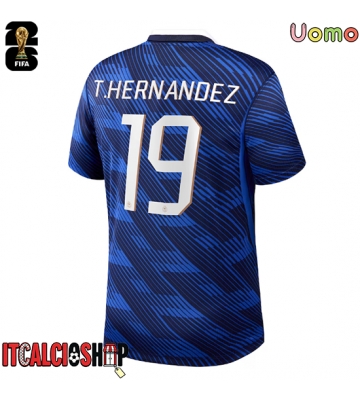 Francia Theo Hernandez #19 Prima Maglia Mondiali 2026 Manica Corta